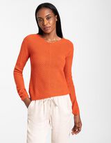 Strickpullover - Verl&auml;ngerte R&uuml;ckseite