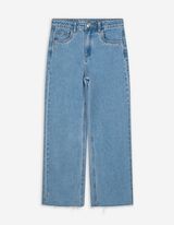 Jeans - Nietenbesatz - blau