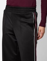 Palazzohose - Galonstreifen - schwarz