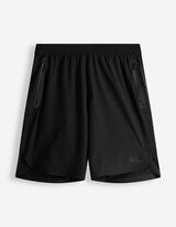 Shorts - einfarbig - schwarz