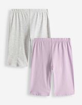 Radlerhose - 2er-Pack - lila