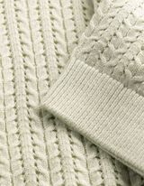 Pullover - Lochstrick - hellgr&uuml;n