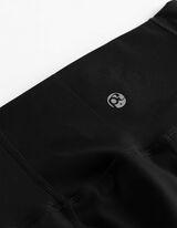 Leggings - Material respirabil - Negru