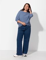 Pullover - Misto viscosa - celeste