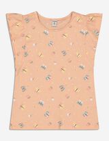 Tricou - Imprimeu allover - Roz