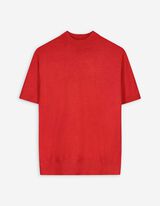 Strickshirt - Feinstrick - dunkelrot