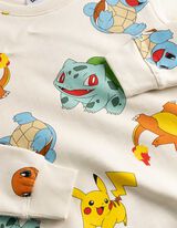 Sweatshirt - Pok&eacute;mon - wei&szlig;