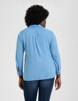 Ko&scaron;ulja - Rukavi sa fiksnim manžetnama - svetlo-plava