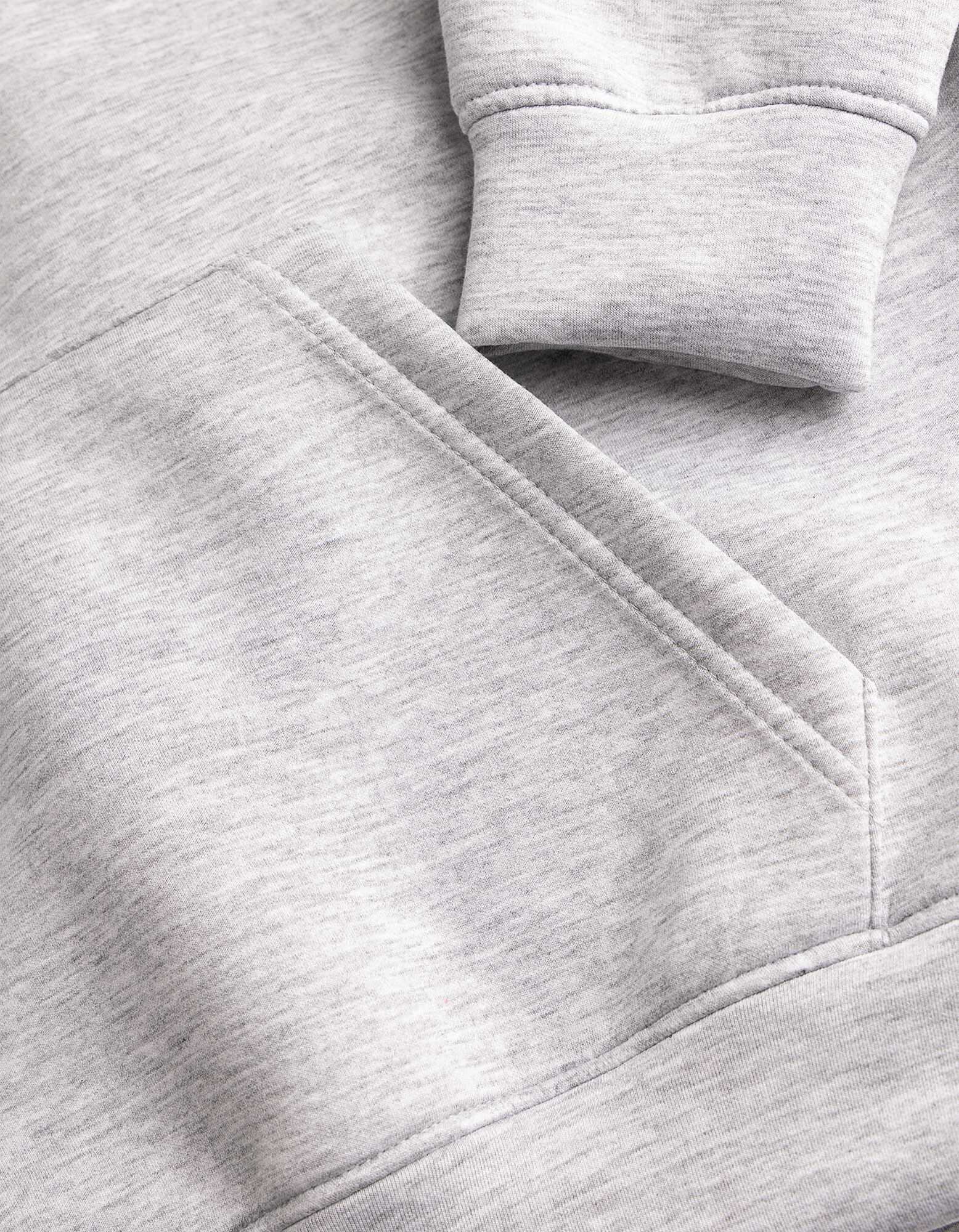 Sweatshirt - Oversized Fit - Hellgrau