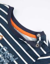 Pikkade varrukatega s&auml;rk - tr&uuml;kis - tumesinine