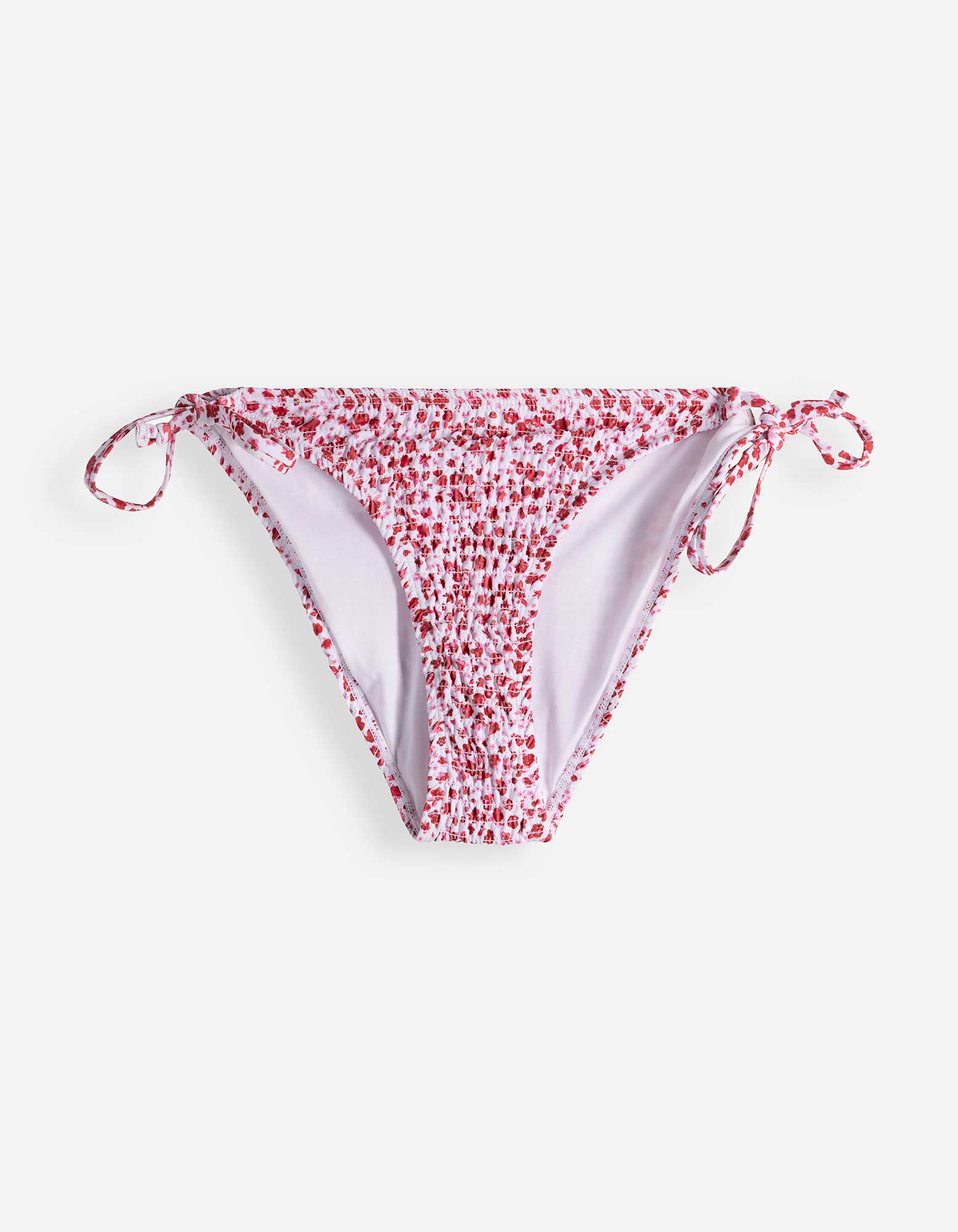 Slip de bikini - Imprim&eacute; all-over - blanc