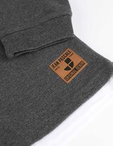 Majica dugih rukava - Dvoslojni izgled - tamno-siva