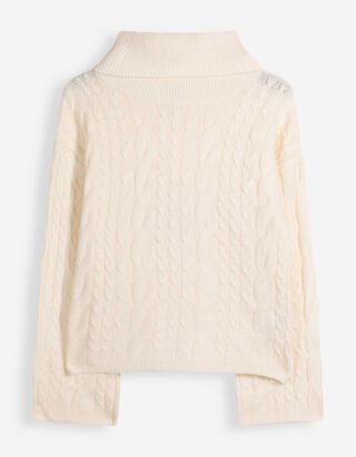 Trui - kabelpatroon - Off-White