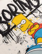 T-shirt - The Simpsons - Blanc cass&eacute;