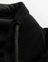 Sweatshirt - Schalkragen - Schwarz