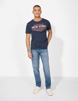 T-Shirt - Print - dunkelblau