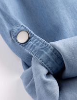 Jas - Knoopsluiting - lichtblauw