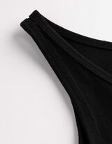 Stretchanteil - schwarz