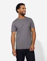 T-Shirt - einfarbig - dunkelgrau