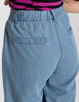 Kilote pantalone - Pojas u obliku petlje - svetlo-plava