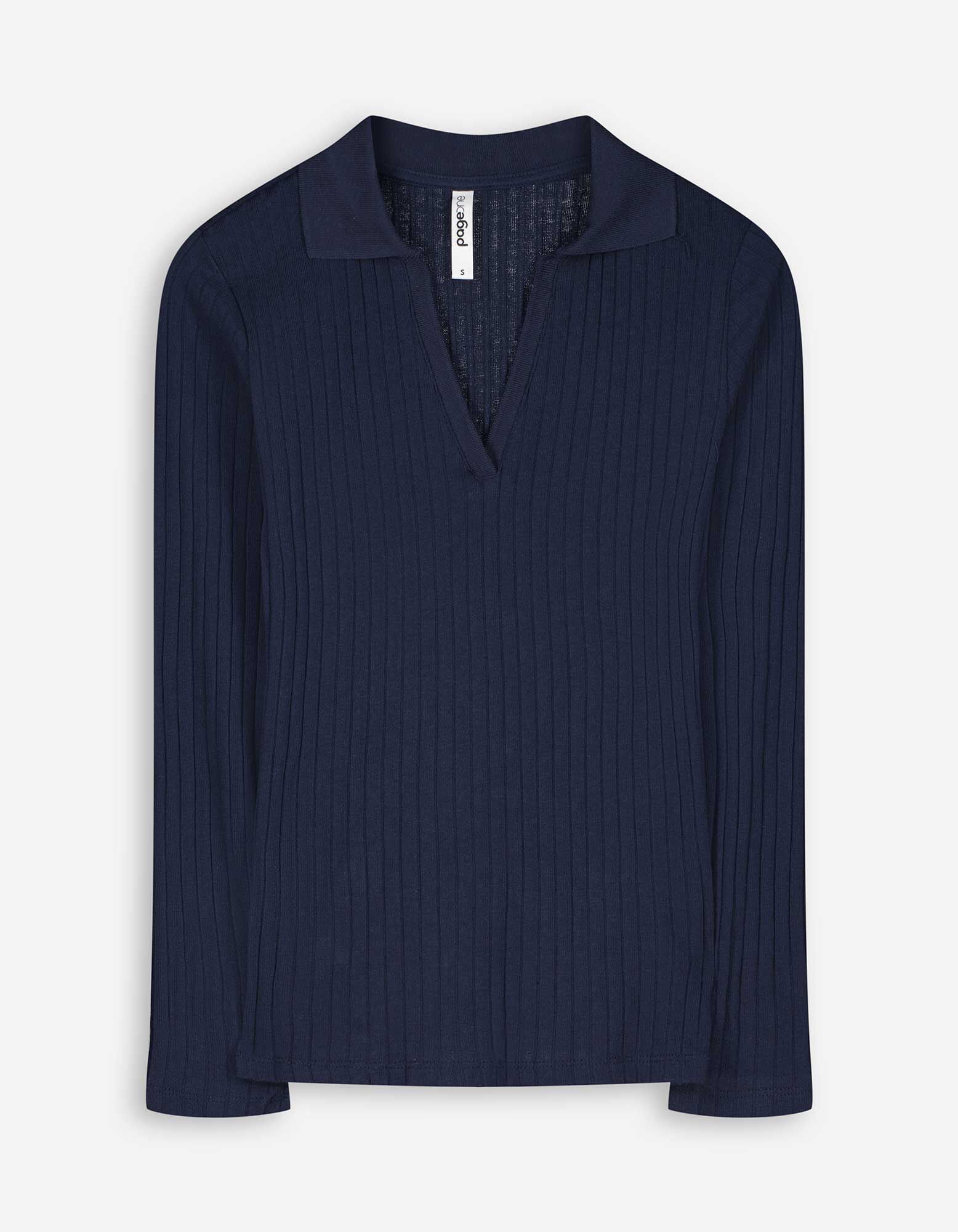 Shirt met lange mouwen Katoenmix Takko Fashion