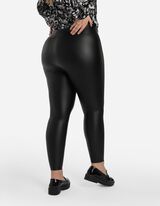 Legging - Imitatieleer - zwart