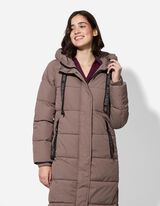 Gewatteerde jas - Verstelbare zoom - bruin