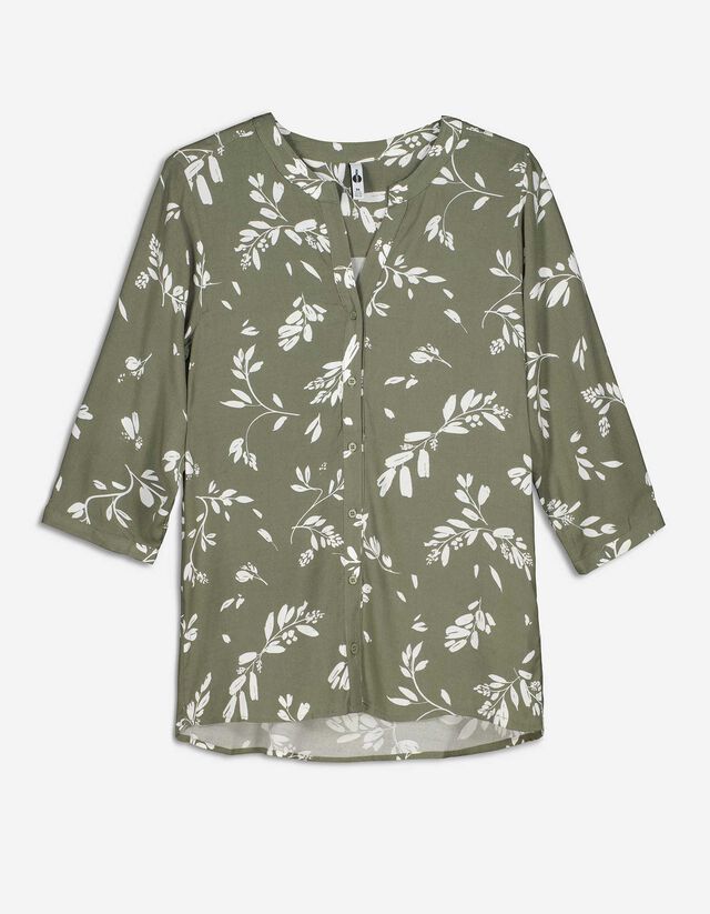 Blusa - LENZING™ ECOVERO™ - verde scuro