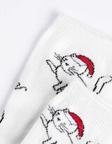 Socken - Christmas - weiß