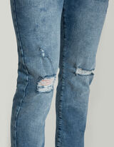 Dž&iacute;nsy - Skinny Fit - tmavomodra