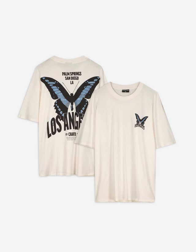 T-shirt - Impronta sul retro - bianco