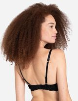 Push-Up-BH - mit Bügel - schwarz