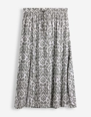Rock - Allover-Print - Khaki