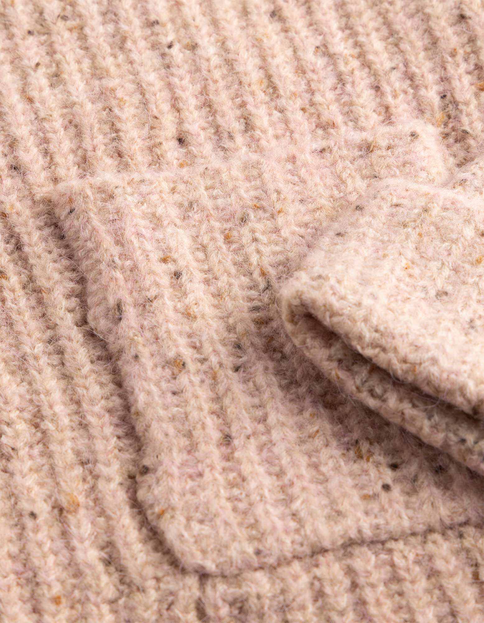 Cardigan - Rei&szlig;verschluss - Rosa