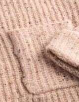 Cardigan - Rei&szlig;verschluss - Rosa