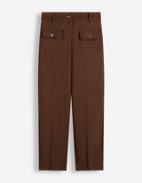 Hose - Slim Fit - Braun