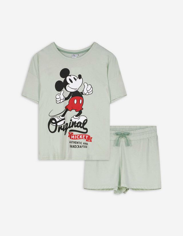 Ensemble pyjama (T-shirt et pantalon) - Imprimé Disney - Bleu clair