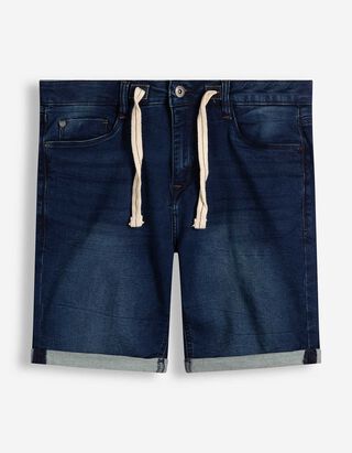 Shorts - Knotendetail - Dunkelblau