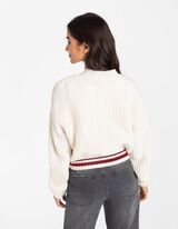 Kardigán - Túlméretezett fazon - feher