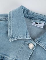 Giacca di jeans - Percentuale di tessuto elasticizzato - celeste