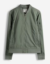 Jacke - Gerippte Abschl&uuml;sse - dunkelgr&uuml;n