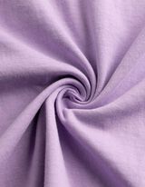 T-Shirt - Rundhals-Ausschnitt - lila