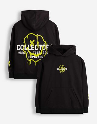 Hoodie - Oversized Fit - Dunkelgrau