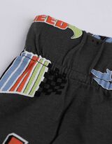 Pigiama completo (maglia + shorts) - Motivo allover - grigio scuro