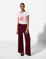 Tričko - Třpytiv&yacute; potisk - b&iacute;l&aacute;