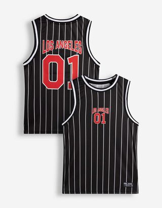 Tanktop - Mesh - schwarz