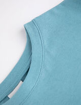 Majica kratek rokav - Sprednja tisk - modra