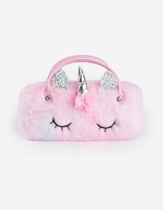 Akinių dėklas - Mink&scaron;ta medžiaga - sidabrinis