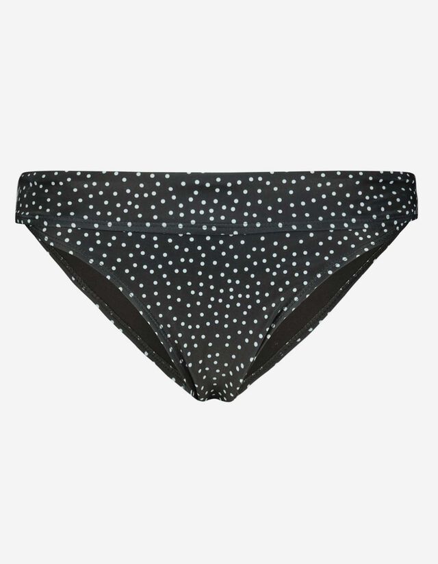 Slip bikini - Motivo a pois - nero