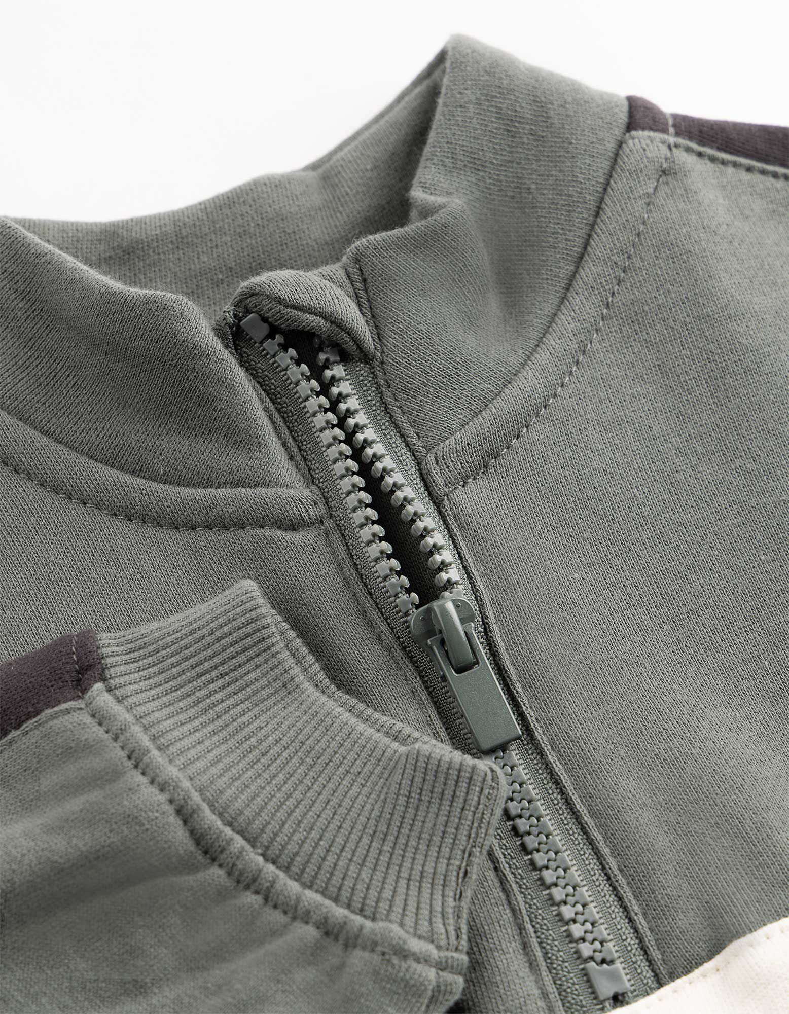 Sweater en broek set - Kleur blokkering - Donkergroen